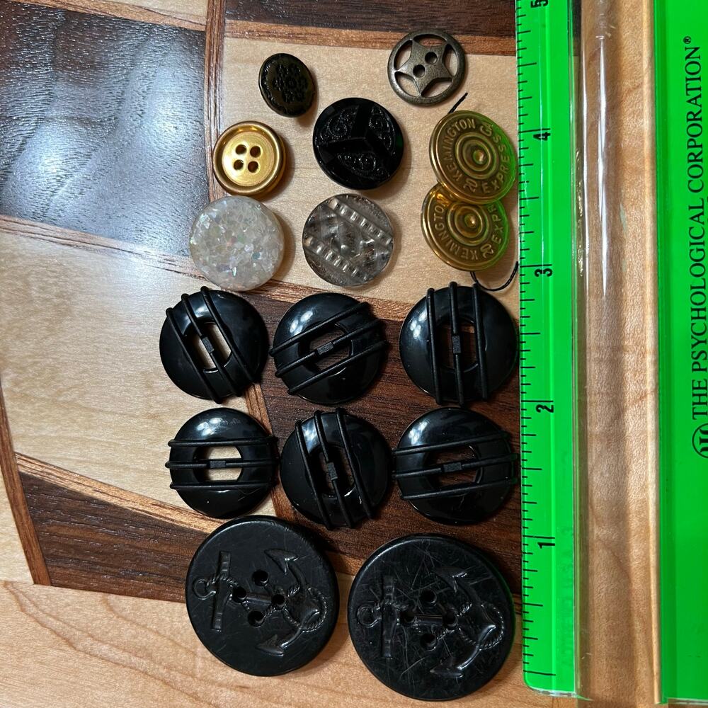Button Vintage Mixed Lot